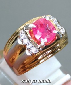 khasiat jual Batu Cincin Permata Pink Safir Merah Muda asli natural bersertifikat berkhodam srilangka ceylon birma mozambiq harga jenis cara_2