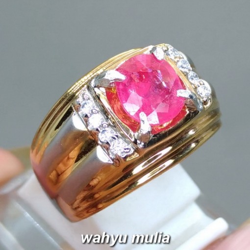 khasiat jual Batu Cincin Permata Pink Safir Merah Muda asli natural bersertifikat berkhodam srilangka ceylon birma mozambiq harga jenis cara_2