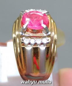 khasiat jual Batu Cincin Permata Pink Safir Merah Muda asli natural bersertifikat berkhodam srilangka ceylon birma mozambiq harga jenis cara_3