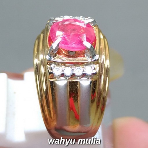 khasiat jual Batu Cincin Permata Pink Safir Merah Muda asli natural bersertifikat berkhodam srilangka ceylon birma mozambiq harga jenis cara_3