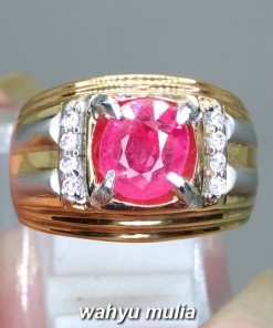 khasiat jual Batu Cincin Permata Pink Safir Merah Muda asli natural bersertifikat berkhodam srilangka ceylon birma mozambiq harga jenis cara_5