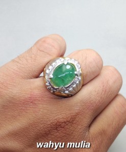 foto Cincin Batu Permata Zamrud Emerald Beryl asli bersertifikat kolombia berkhodam khasiat jenis harga bagus pria_4