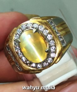 khasiat Cincin Batu Mata Kucing Cats eye Opal Kuning asli berkhodam ciri harga khasiat srilangka asal bacaan_1