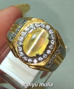 khasiat Cincin Batu Mata Kucing Cats eye Opal Kuning asli berkhodam ciri harga khasiat srilangka asal bacaan_3
