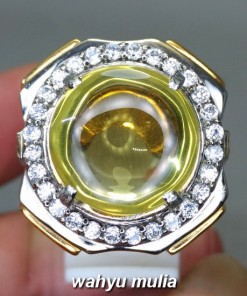 gambar Batu Cincin Citrine kecubung Kinyang Kuning emas yakut Asli bersertifikat kalimantan ciri harga khasiat berkhodam _5