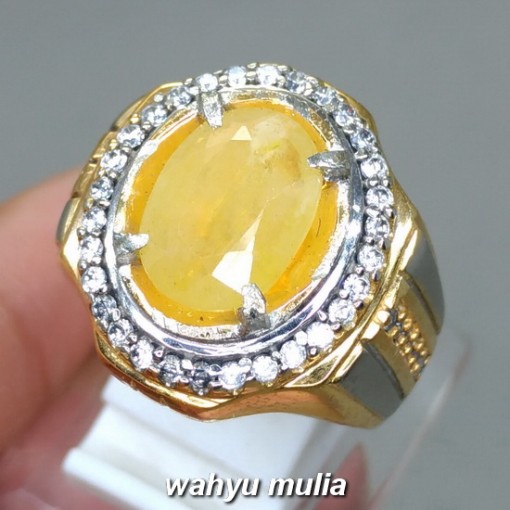 harga Batu Permata Natural Yellow Safir Yakut Kuning asli ciri kegunaan berkhodam bersertifikat tanzania_1