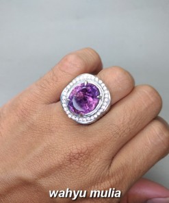 khasiat Cincin Batu Amethyst Quartz kecubung Kinyang ungu Asli berkhodam mustika pengasihan ciri asal kalimantan brazil_4