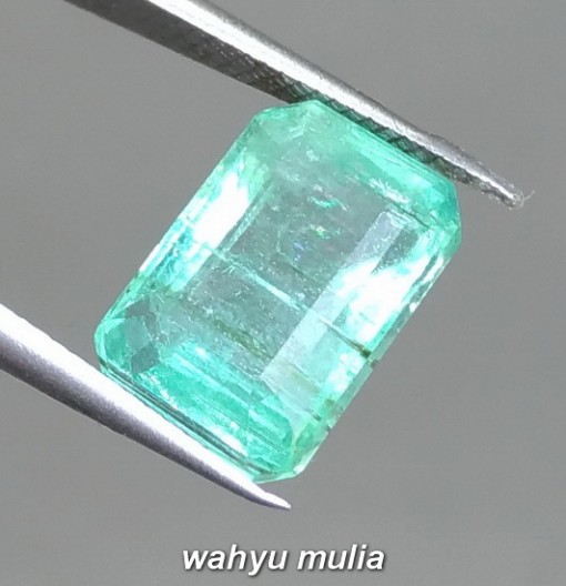 gambar Batu Zamrud Kolombia Emerald Beryl Kotak Asli bersertifikat berkhasiat bagus pria wanita harga asal rusia_1