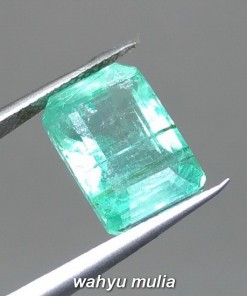 gambar Batu Zamrud Kolombia Emerald Beryl Kotak Asli bersertifikat berkhasiat bagus pria wanita harga asal rusia_2