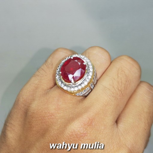 kegunaan Cincin Batu Akik natural Merah Ruby Asli bersertifikat berenergi berkhodam manfaat harga ciri asal afrika_4