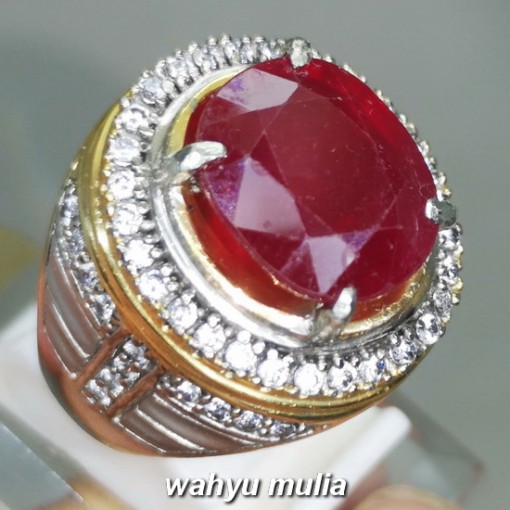 kegunaan Cincin Batu Akik natural Merah Ruby Asli bersertifikat berenergi berkhodam manfaat harga ciri asal afrika_5
