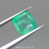 khasiat Batu Jamrud Emerald Beryl Colombia persegi Asli bersertifikat rusi brazil afrika yang bagus kristal minor hijau tua_2