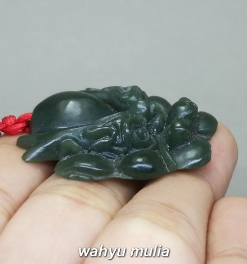 manfaat Liontin Batu Giok Tali Merah Ukir Kepala Naga Dragon Jade Asli bersertifikat cina korea aceh hitam blekjet berkhodam_3