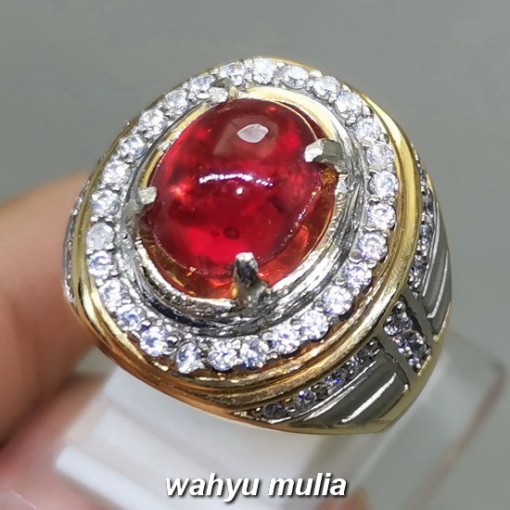 Batu Akik Merah Delima Ruby Asli berkhasiat birma_1