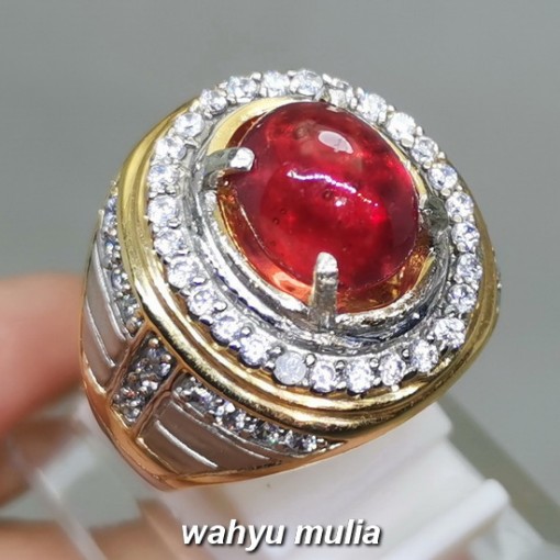 Batu Akik Merah Delima Ruby Asli berkhasiat birma_2