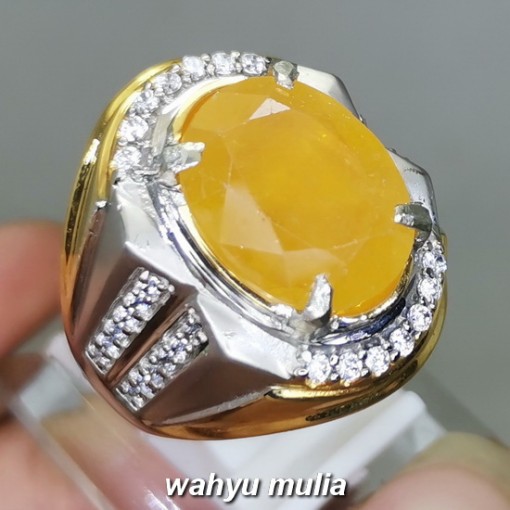 Batu Akik Yellow Safir Yakult kuning ekstra joss kunyit Asli berenergi ampuh ciri harga kegunaan asal afrika kalimantan ceylon_2