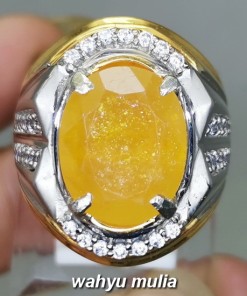 Batu Akik Yellow Safir Yakult kuning ekstra joss kunyit Asli berenergi ampuh ciri harga kegunaan asal afrika kalimantan ceylon_5