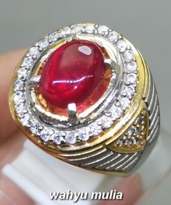 Batu Mulia Ruby Merah Delima Asli afrika mozambik tanzania gemstones malaysia singapore_1