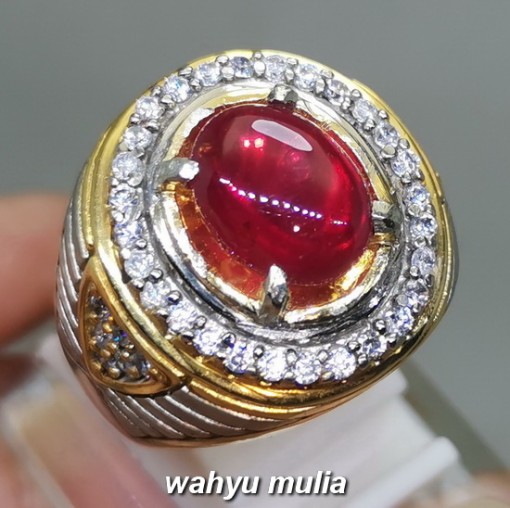Batu Mulia Ruby Merah Delima Asli afrika mozambik tanzania gemstones malaysia singapore_2