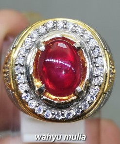 Batu Mulia Ruby Merah Delima Asli afrika mozambik tanzania gemstones malaysia singapore_5