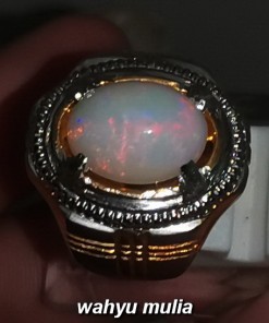 jual Cincin Batu Kalimaya Opal Putih Asli bersertifikat berkhodam bacaan asal jenis ciri cara membedakan afrika banten kalimantan_4