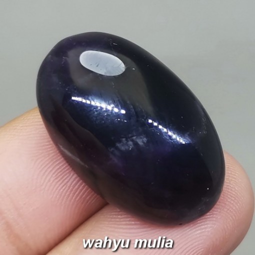 Batu Kecubung Wulung hitam tembus sinar ungu Asli bermanfaat berenergi terapi ciri mantra kegunaan khodam_1