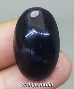 Batu Kecubung Wulung hitam tembus sinar ungu Asli bermanfaat berenergi terapi ciri mantra kegunaan khodam_2