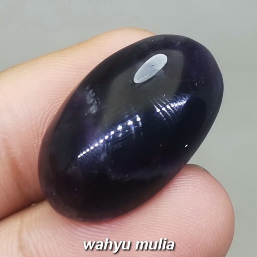 Batu Kecubung Wulung hitam tembus sinar ungu Asli bermanfaat berenergi terapi ciri mantra kegunaan khodam_3