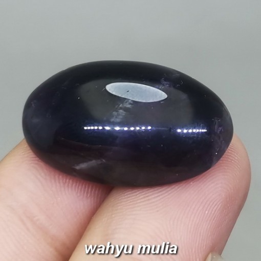 Batu Kecubung Wulung hitam tembus sinar ungu Asli bermanfaat berenergi terapi ciri mantra kegunaan khodam_5