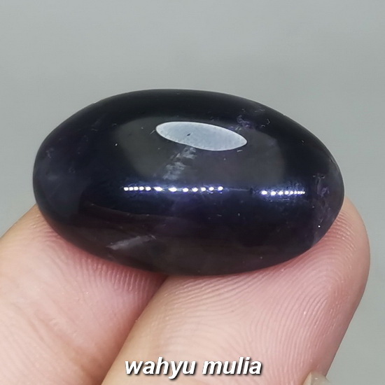  Batu  Kecubung  Wulung  hitam tembus sinar ungu Asli  Kode 