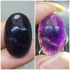 Batu Kecubung Wulung hitam tembus sinar ungu Asli bermanfaat berenergi terapi ciri mantra kegunaan khodam_7