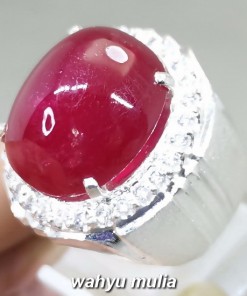 Batu Akik Merah Delima Ruby Top Quality Asli mozambik