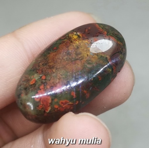 Batu Akik Nagasui Bercak Merah Asli natural origina bagus bersertifikat berkhodam_1