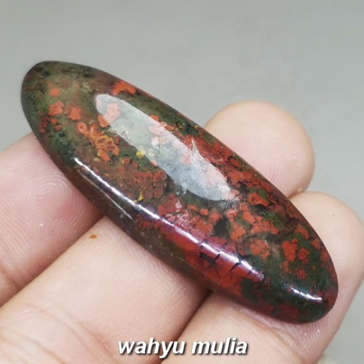 Batu akik Nagasui Bercak Merah Asli klawing garut purbalingga