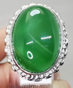 Cincin Batu Asli Green Chalcedony Hijau Original garut hijau