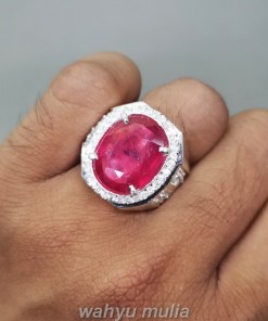 Batu Permata Natural Ruby Merah Delima Asli birma berkualitas