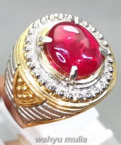 Cincin Batu Akik Ruby Merah Delima Original_2