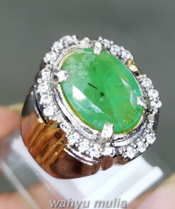 Cincin Batu Zamrud Natural Emerald Beryl Asli_2