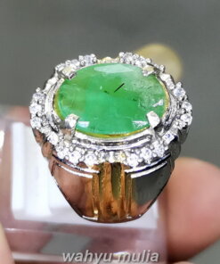 Cincin Batu Zamrud Natural Emerald Beryl Asli_3
